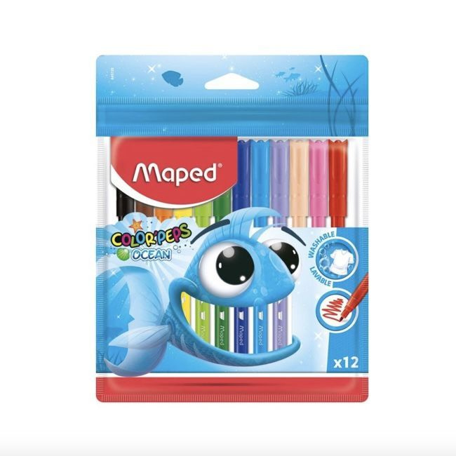 Фломастеры Maped Color'peps, 12 цветов #1