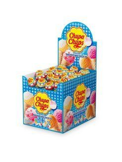 Карамель Chupa Chups со вкусом мороженого, 100 шт по 12г #1