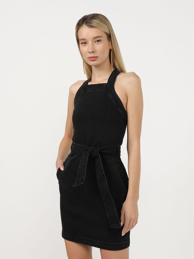 Сарафан Zara, цвет: черный. 09951031_800. Размер XS (40/42), Женский ...
