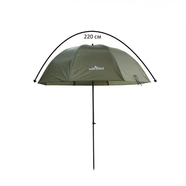 Зонт для рыбалки EastShark d 220см без тента art.HYU 003 #1