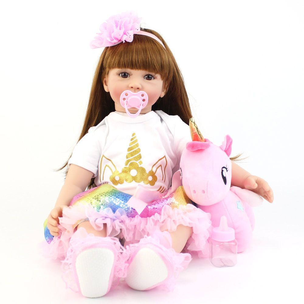 Мягконабивная кукла Реборн девочка Полина, 60 см #1