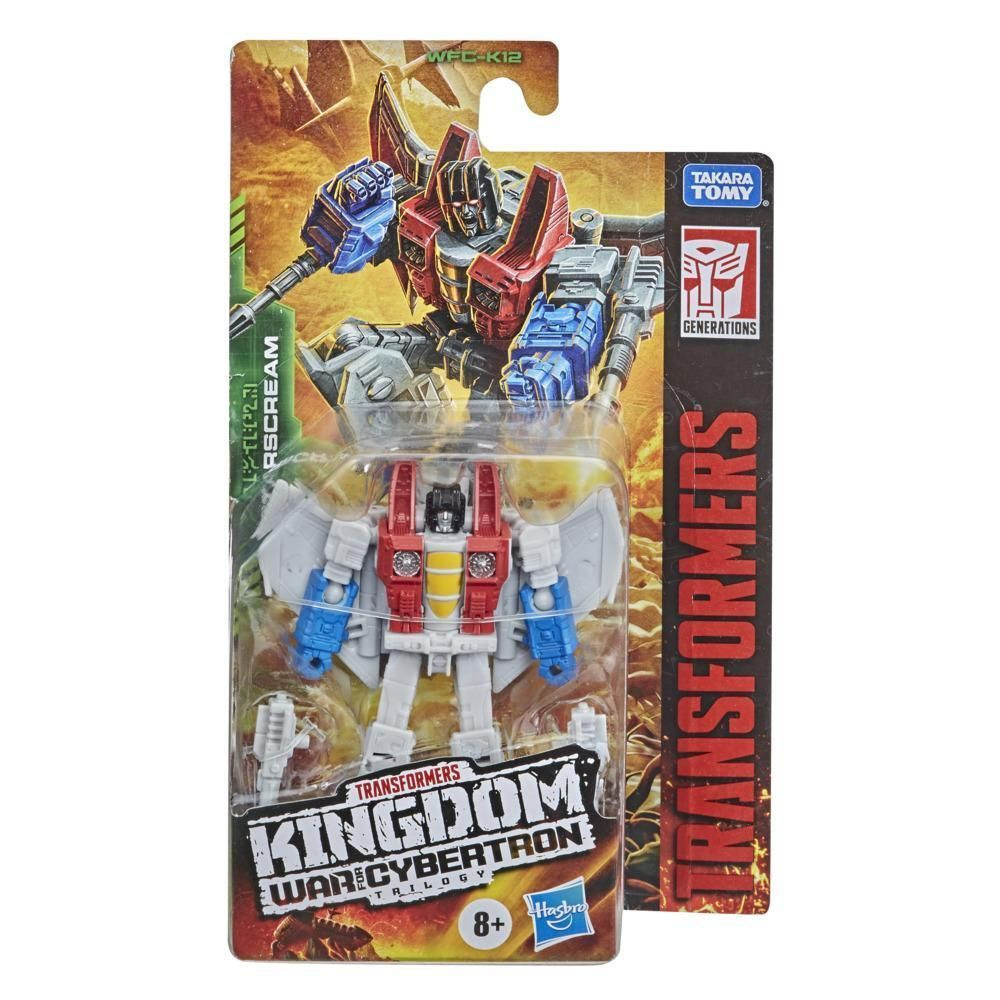 Трансформеры игрушки Hasbro Transformers Kingdom War For Cybertron Trilogy WFC-K12 Starscream 10cm F0665 #1