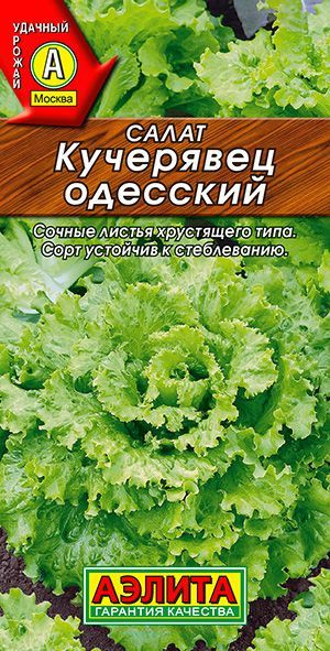 Салат полукочанный "Кучерявец Одесский" семена Аэлита для открытого грунта и теплиц, 0,5 гр  #1