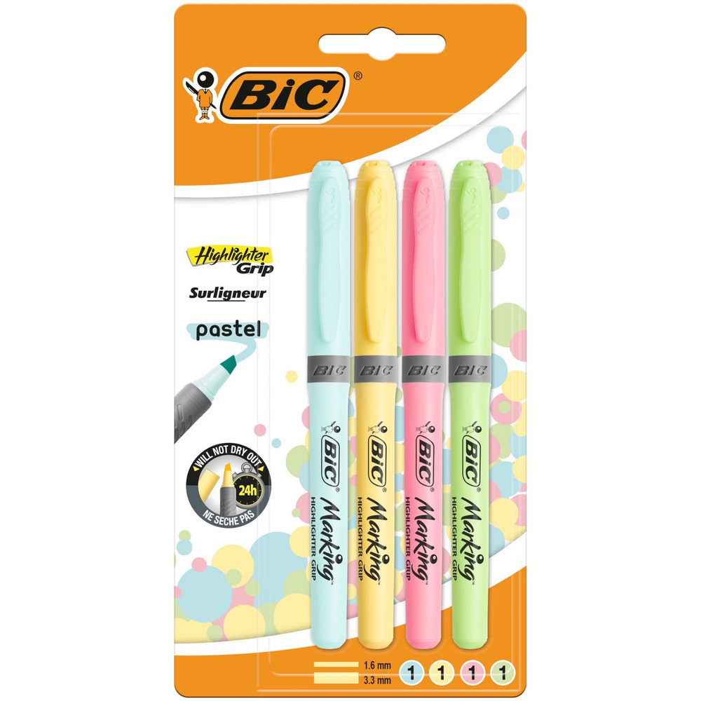 Bic Текстовыделитель, 4 шт. #1