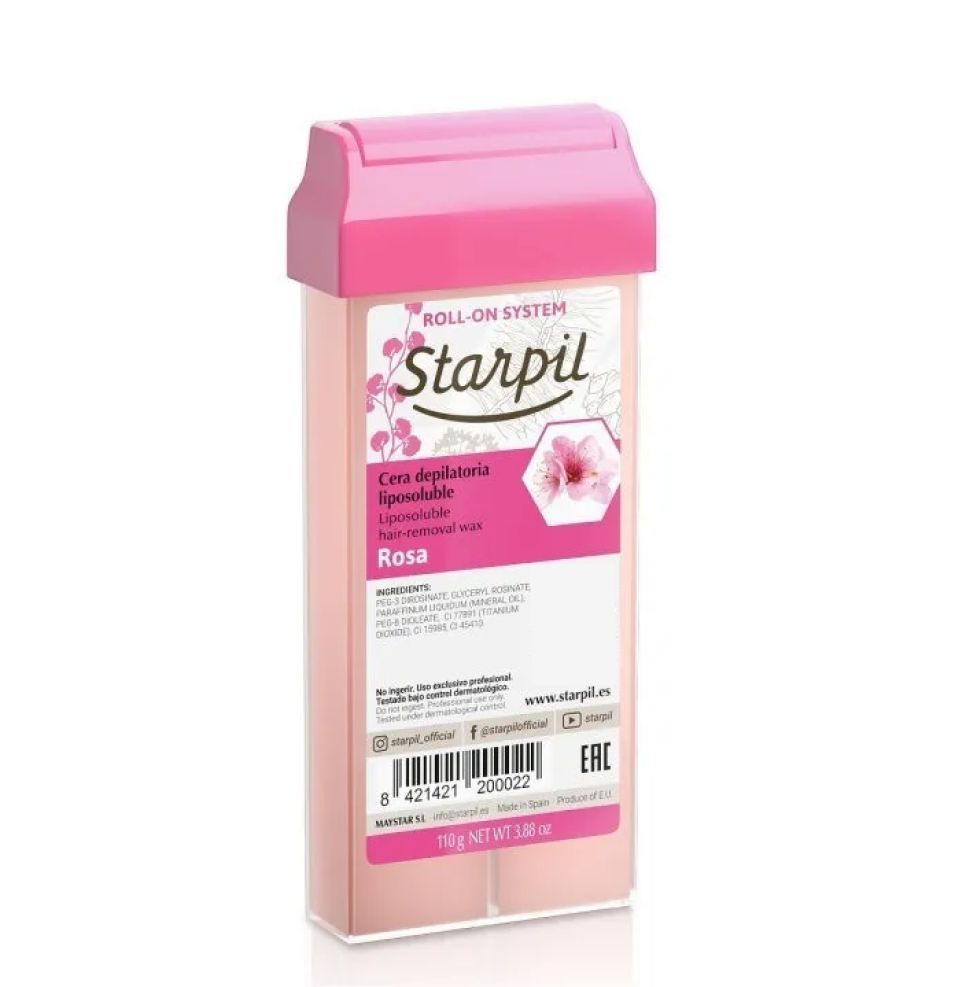 Starpil Воск для депиляции в картридже Розовый, 110 гр. Уцененный товар  #1