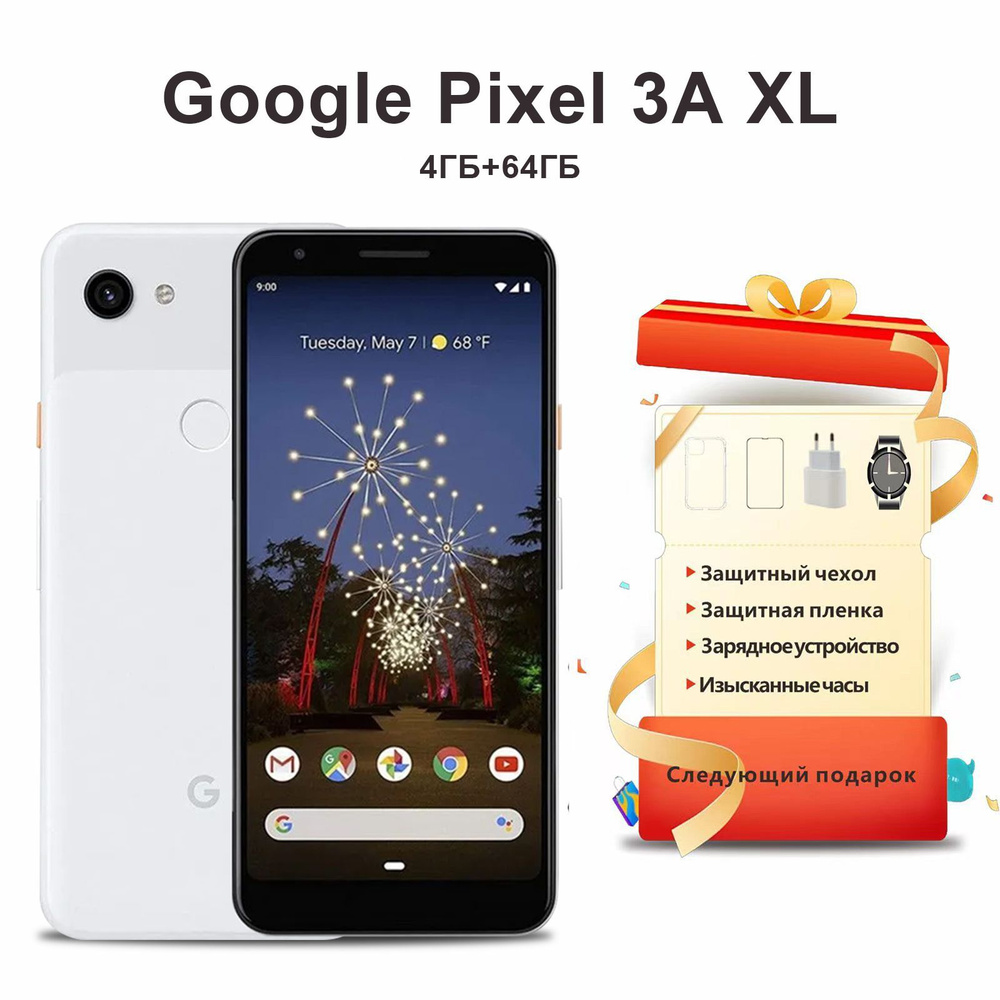 Google Смартфон Pixel 3A XL 4/64 ГБ, белый