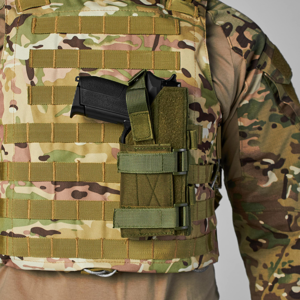 Тактическая кобура универсальная Molle - купить с доставкой по выгодным ...