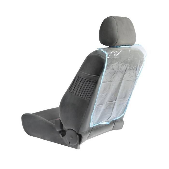 Накидка - незапинайка на спинку сиденья TORSO, 58х42 см, прозрачная, 1 шт.  #1