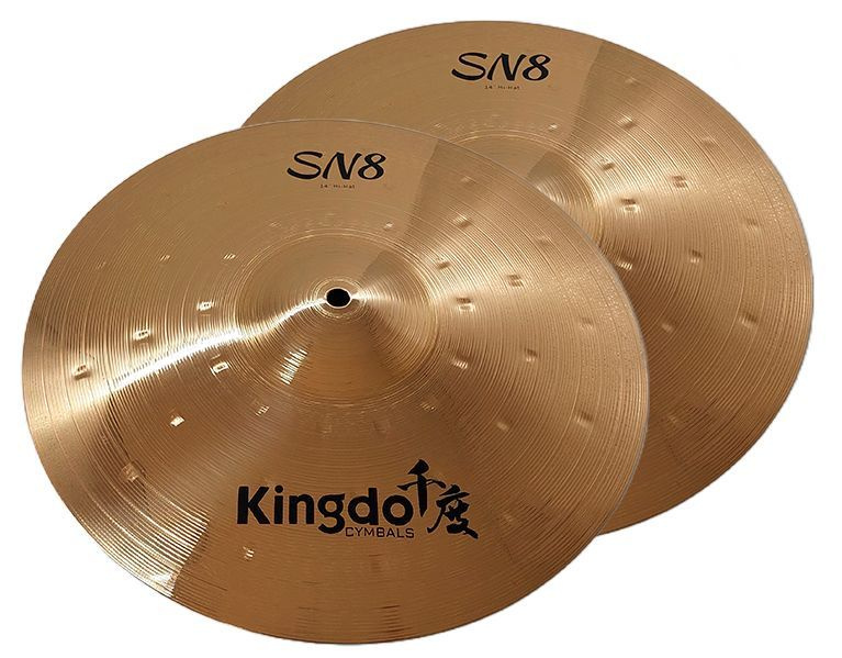 Тарелки KINGDO 14" SN8 HI-HAT #1