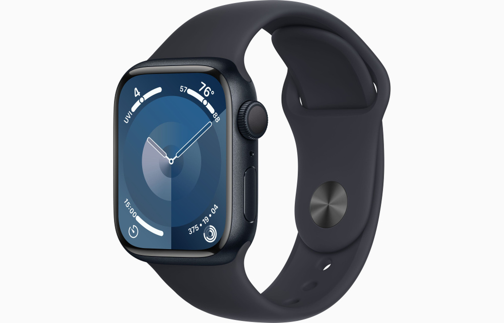 Смарт-часы Apple Watch Series 9 GPS 45mm A2980 корпус "Темная ночь" (Midnight) с ремешком M/L  #1