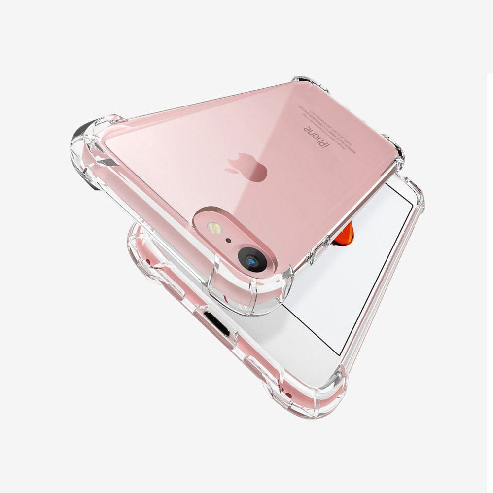 Чехол для смартфона iPhone SE 2020, айфон 7, iPhone 8 прозрачный противоударный с защитой камеры, бампер #1