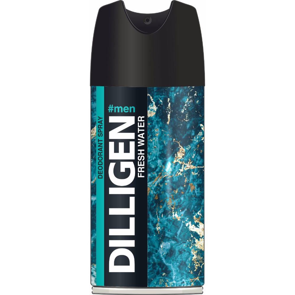 Дезодорант-спрей мужской Dilligen Fresh Water, 150мл #1