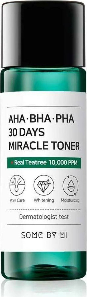 SOME BY MI / Сам Бай Ми AHA-BHA-PHA 30 Days Miracle Toner Тонер для лица очищающий с кислотами для проблемной #1