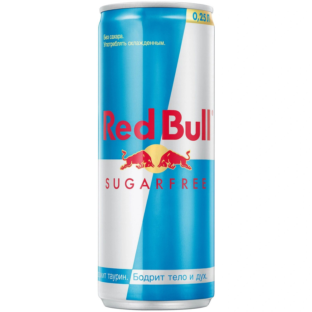 Энергетический напиток Red Bull без сахара, 250мл, 6 шт. #1