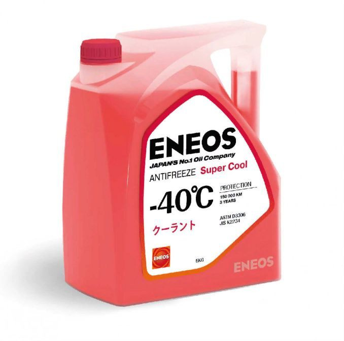 Антифриз ENEOS Antifreeze Super Cool -40C 5кг (red) #1