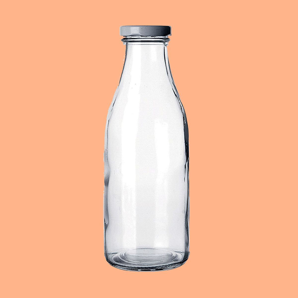 Стеклянная бутылка (ТО-38) 300 мл., "Дип", 2 штуки с крышкой в комплекте  #1