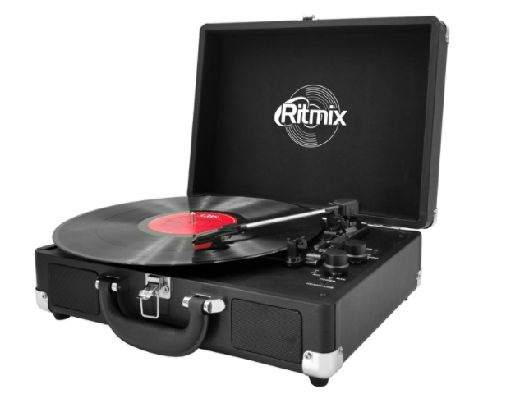 Виниловый проигрыватель Ritmix LP-120B черный #1