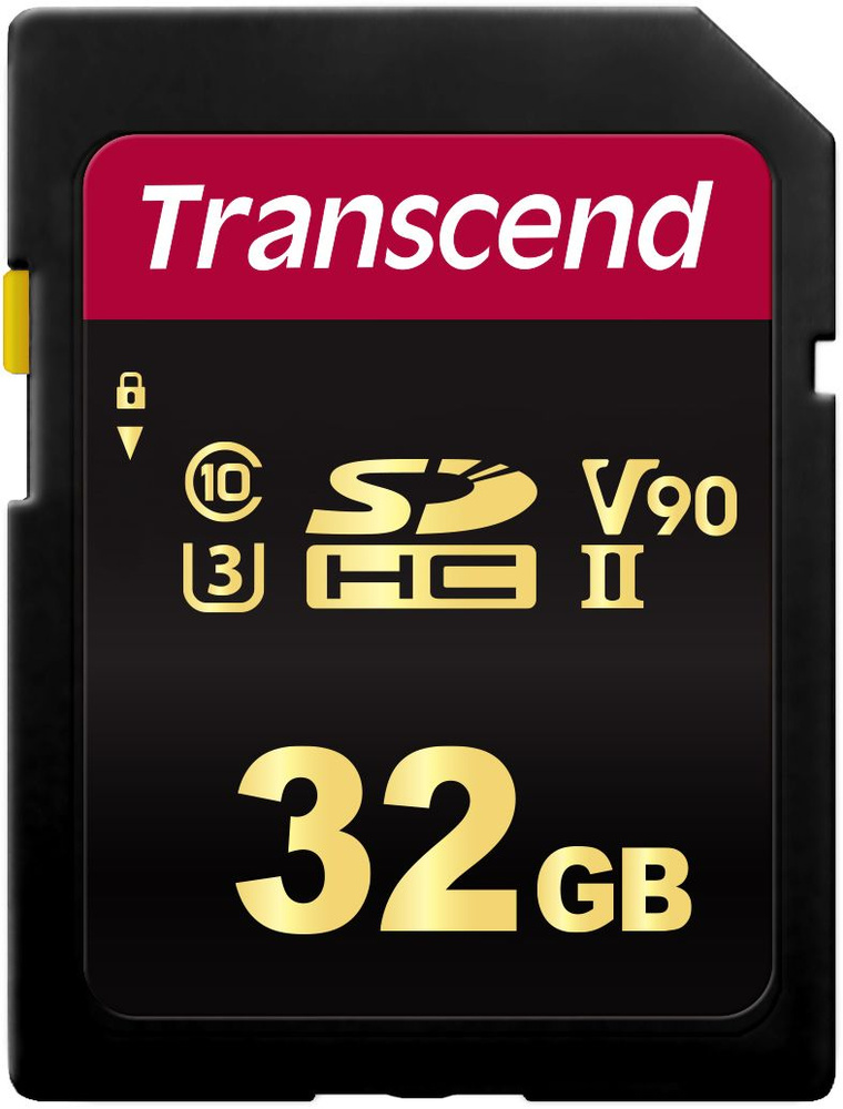 Карта памяти Transcend 32GB SDHC Class 10 UHS-II U3 V90 R285, W180MB/s #1