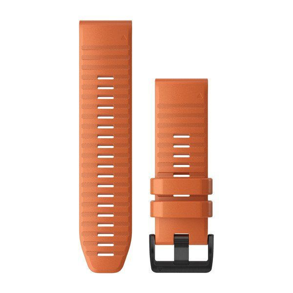 Сменный ремешок Garmin QuickFit 26мм Ember Orange Silicone (010-12864-01) #1