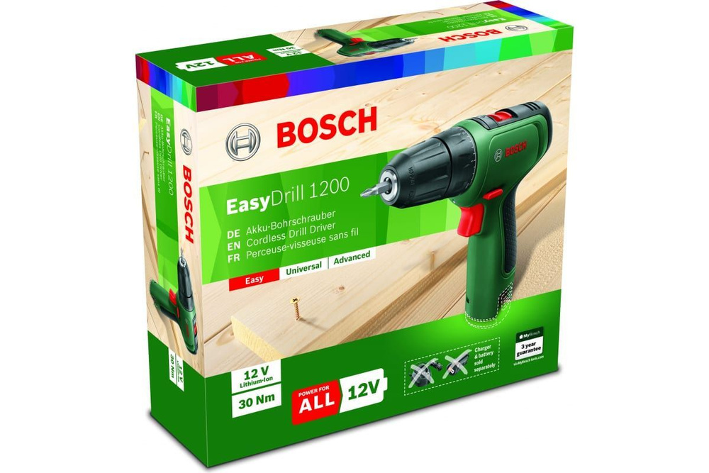 Дрель аккумуляторная Bosch EasyDrill 1200 (без акк. и з/у) #1