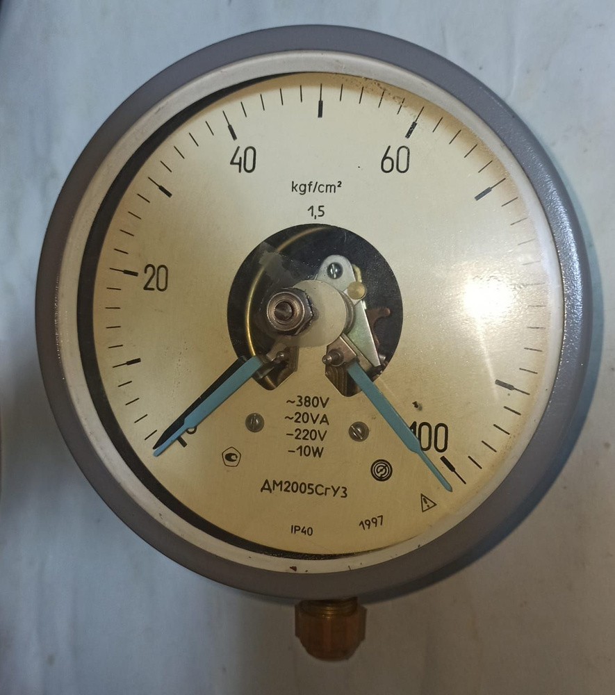 Манометр электроконтактный ДМ-2005СгУ3 100 кгс/см - купить по выгодной ...