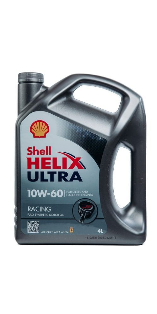 Shell helix ultra racing 10W-60 Масло моторное, Синтетическое, 4 л #1