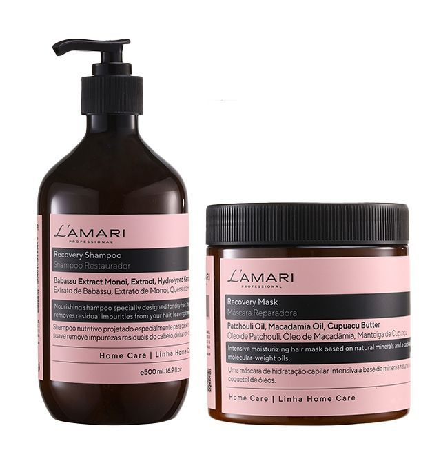 Комплект для домашнего ухода L'AMARI Recovery Shampoo 500 мл + Mask 500 мл  #1
