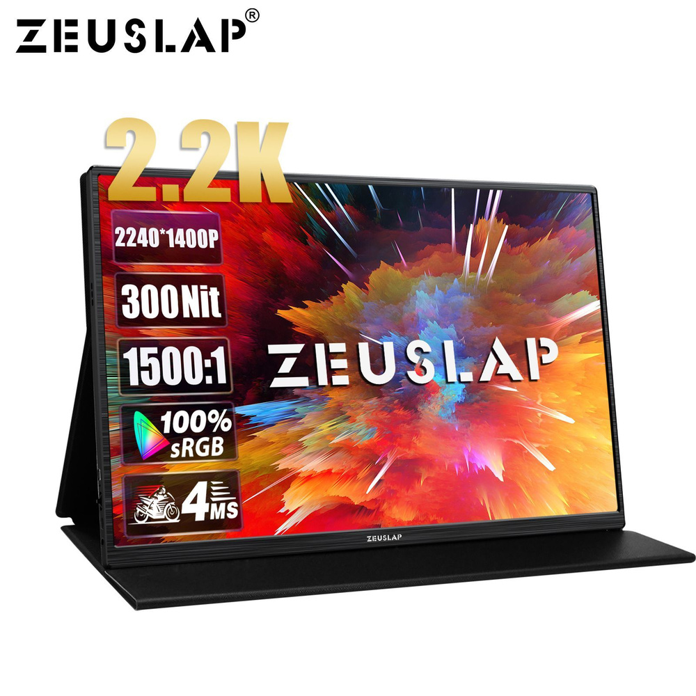 ZEUSLAP 14" Монитор ZEUSLAP-Z14K, черный #1