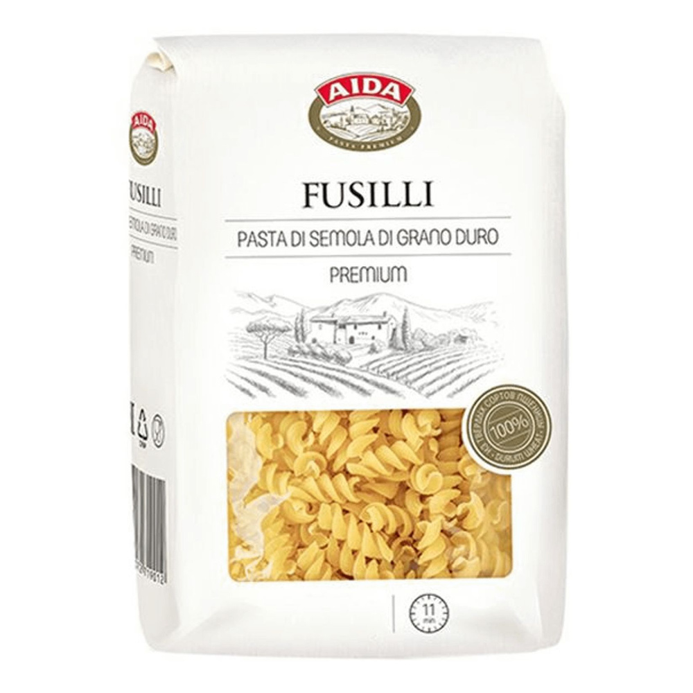 Макаронные изделия Aida Fusilli Спирали 400 г #1