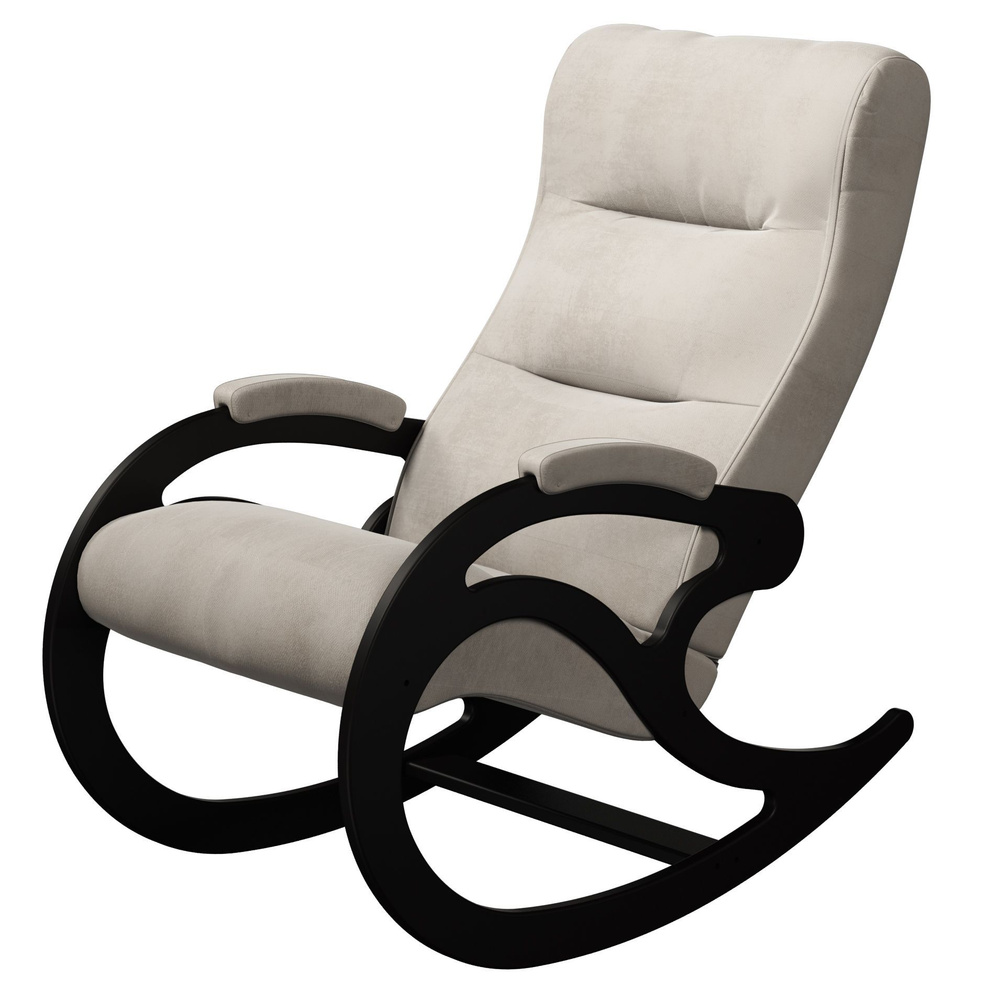Кресло-качалка Мебелик Каула ткань Махх 100, каркас венге  #1