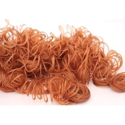 Волосы для изготовления кукол СОВУШКА Кудряшки, цвет Рыжий, 215 г  #1