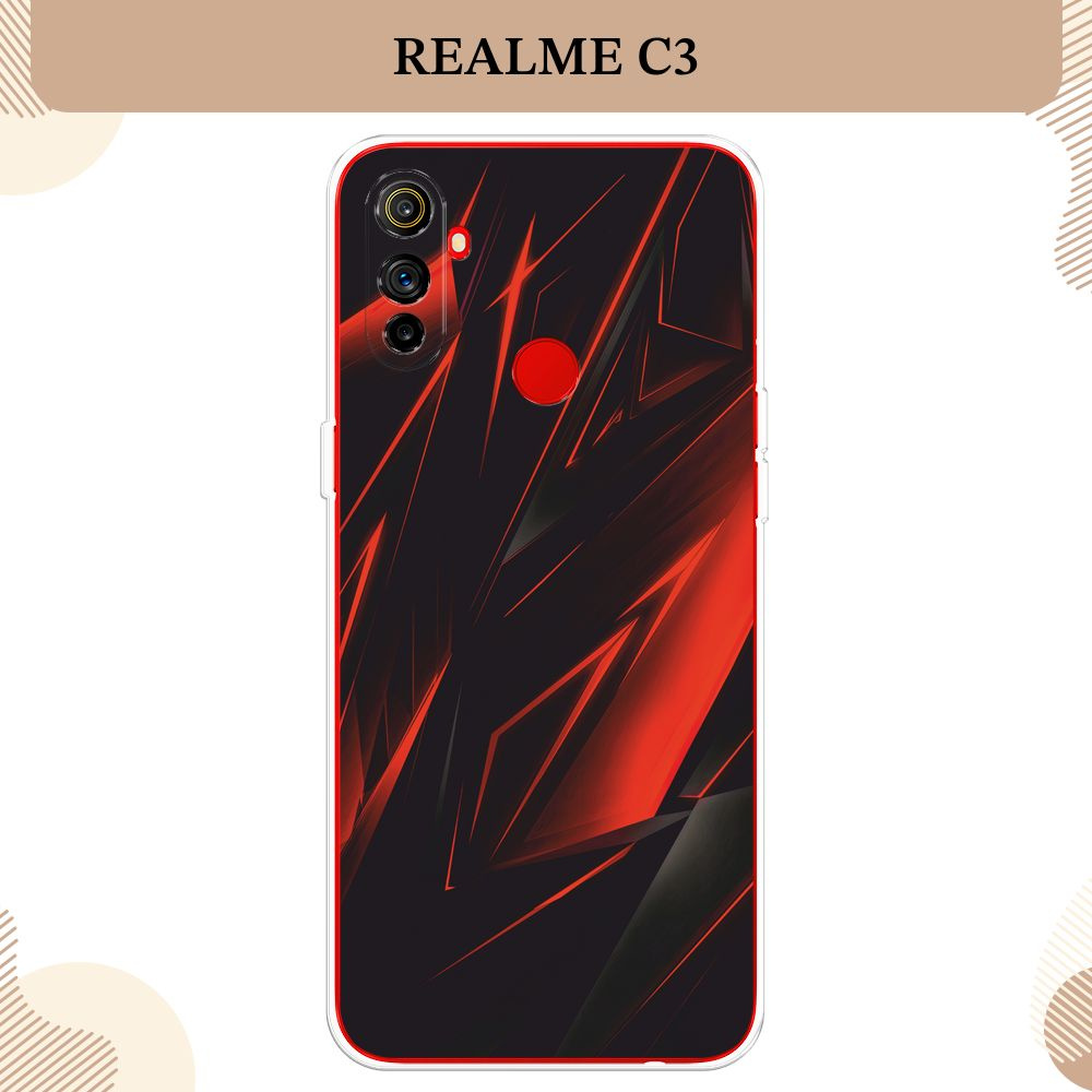 Силиконовый чехол на Realme C3 / Реалми C3 Игровой фон #1