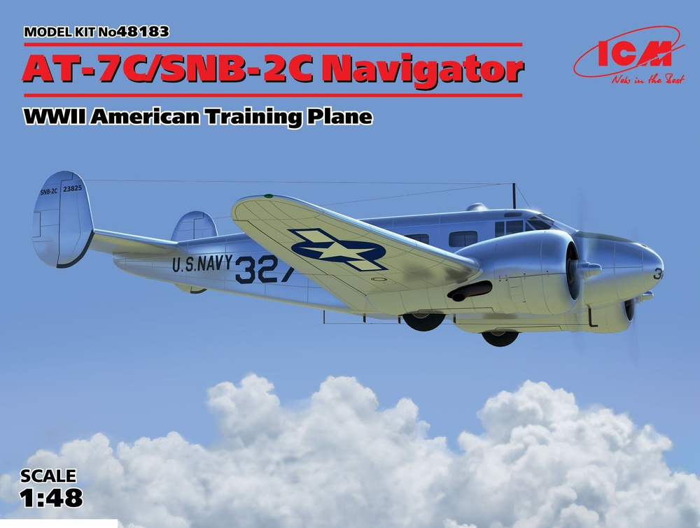 ICM 48183 AT-7C/SNB-2C Navigator, армейский учебный самолет МВ #1