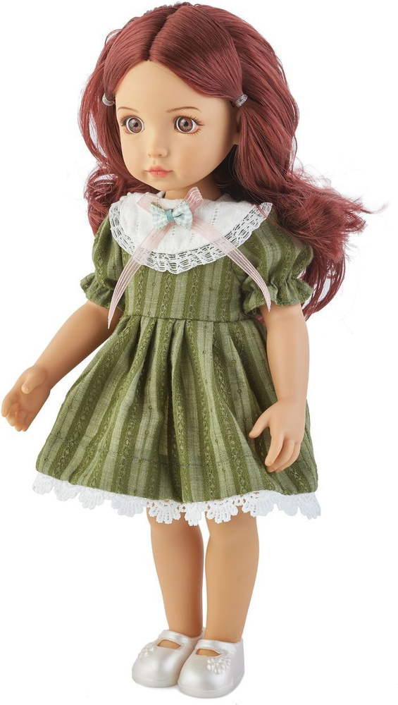 Классическая кукла серия "Любимая подружка" 37 см зелёное платье Max&Jessi  #1