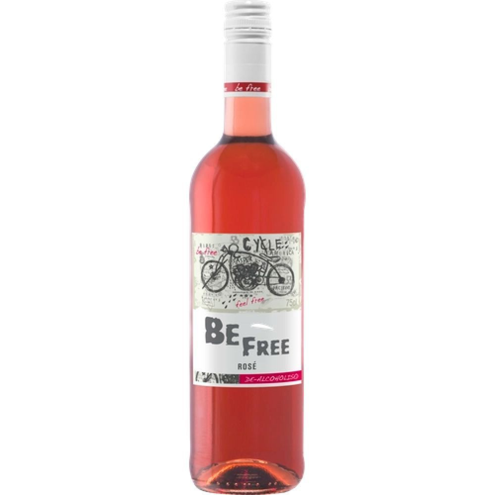 Вино безалкогольное BE FREE Розе розовое сладкое, 0.75л #1