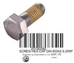 Винт Screw-Hex.Cap Din.933A2 207382060 #1