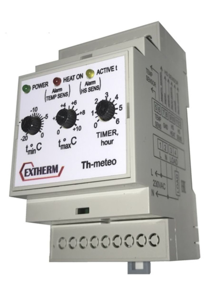Термостат для управления системой электрообогрева EXTHERM  #1