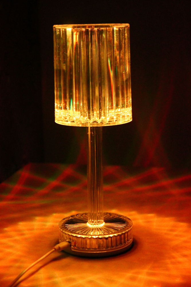 RGB лампа, светильник настольный декоративный, создание атмосферы с пультом ДУ с фильтрами 16 цветов, #1