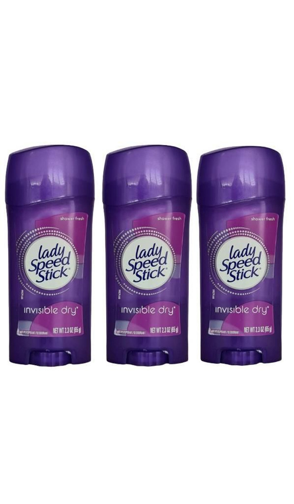 Дезодорант стик Lady Speed Stick 48 часов Невидимая защита , твердый антиперсперант Shower Fresh 65г. #1