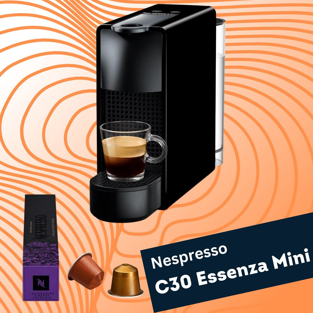 Nespresso Капсульная кофемашина Mini C30, черный матовый #1