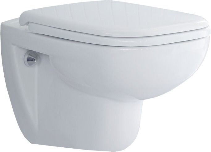 Унитаз подвесной Duravit D-code 45700900A1 безободковый #1