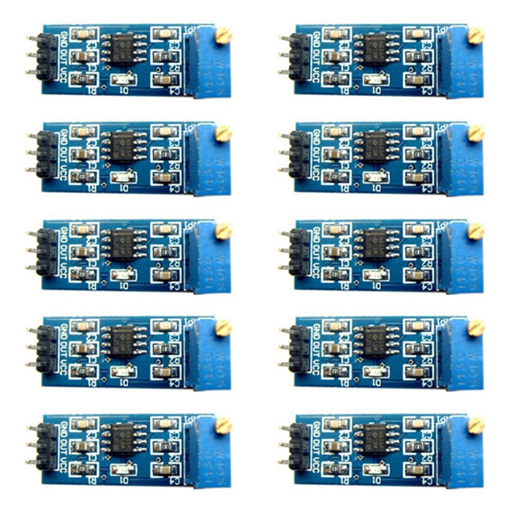 NE555 Генератор импульсов прямоугольной формы, 10 шт. - купить с ...