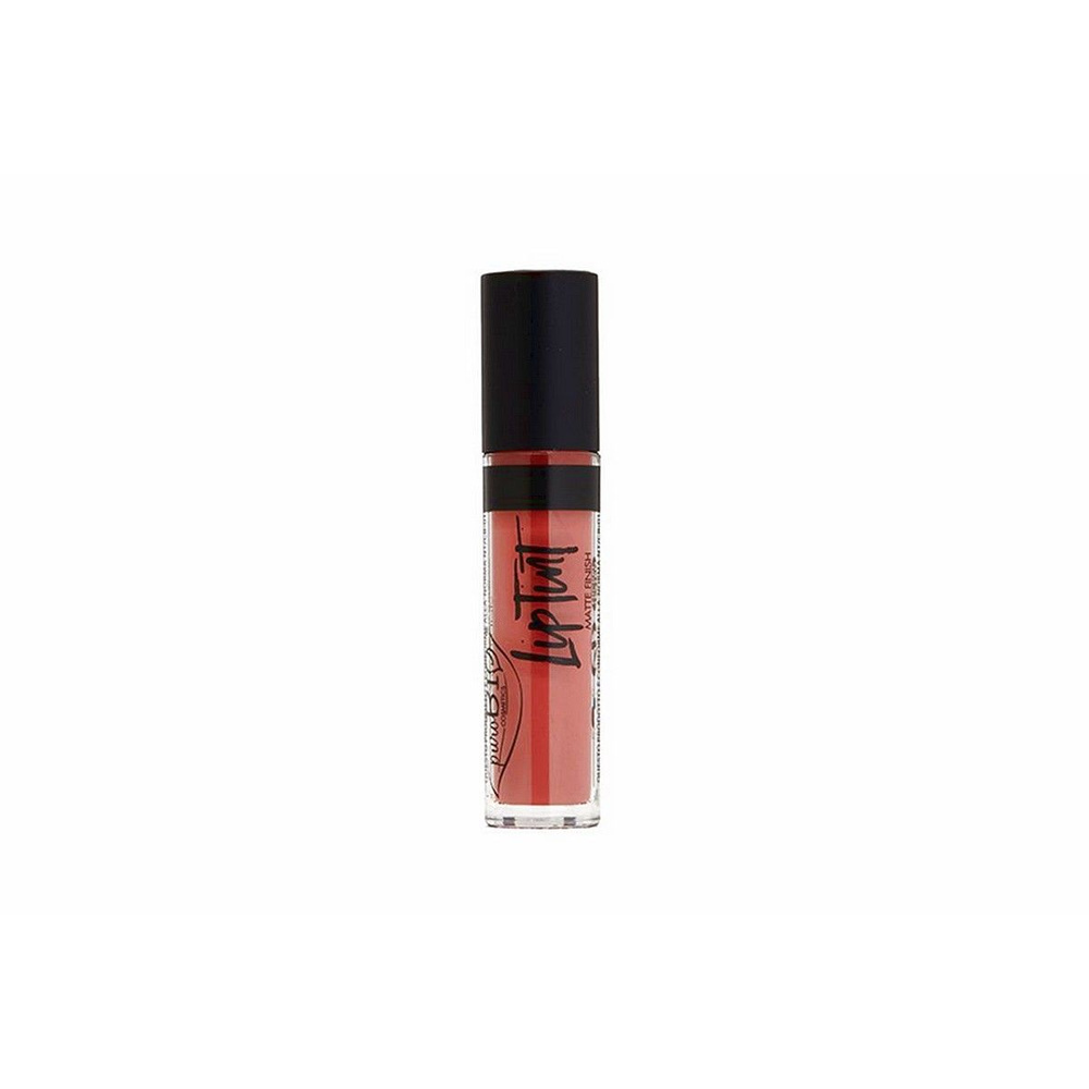 Жидкая помада тинт PuroBio Cosmetics LipTint объём 4.8мл 06 темно-розовый, Италия - 1шт  #1