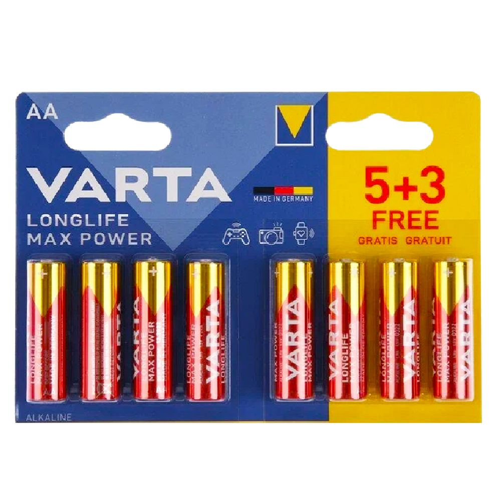 Varta Батарейка AA, Щелочной тип, 1,5 В, 8 шт #1