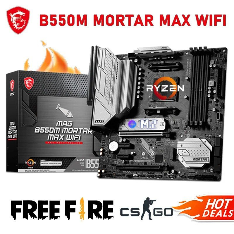 Материнская плата MSI B550M MORTAR WIFI купить по низкой цене с ...
