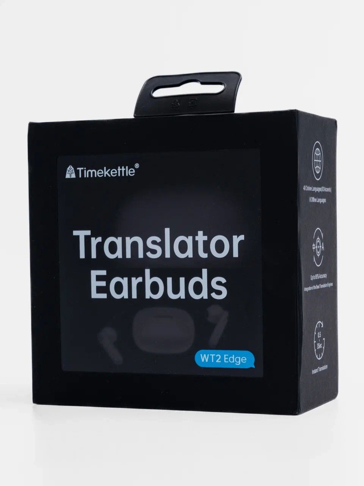Наушники-переводчики Timekettle WT2 Edge/W3 с Offline пакетом. Black #1