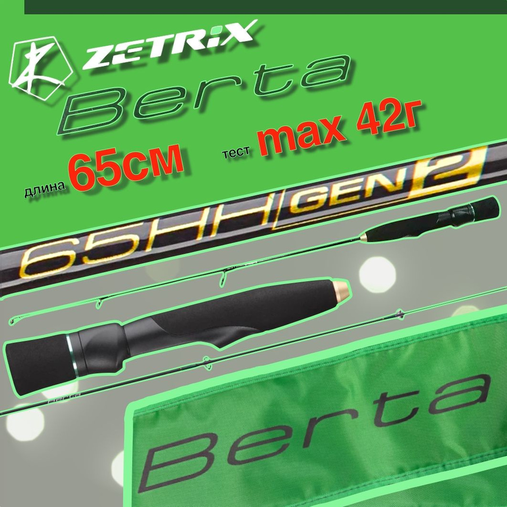 Зимняя удочка ZETRIX BERTA GEN2 65HH #1