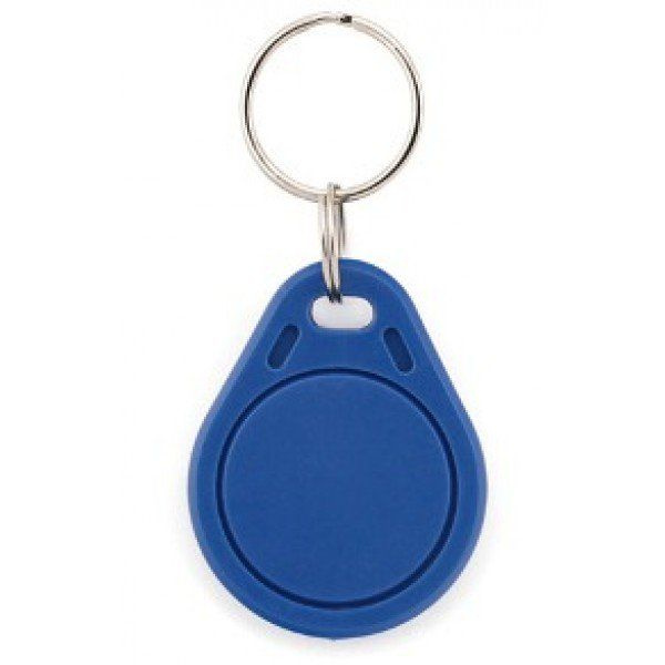 Брелоки НЕ ПЕРЕЗАПИСЫВАЕМЫЕ RFID (Mifare) MF-03, синие (100 штук) #1