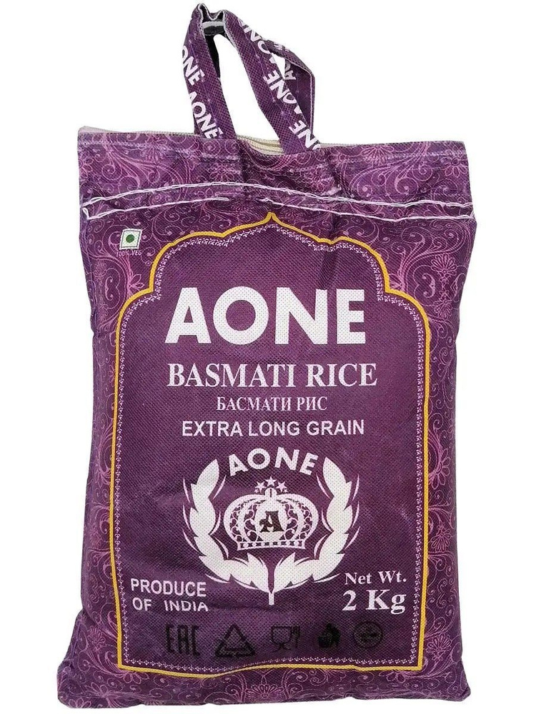 Рис басмати индийский непропаренный AONE, 2 кг - купить с доставкой по ...
