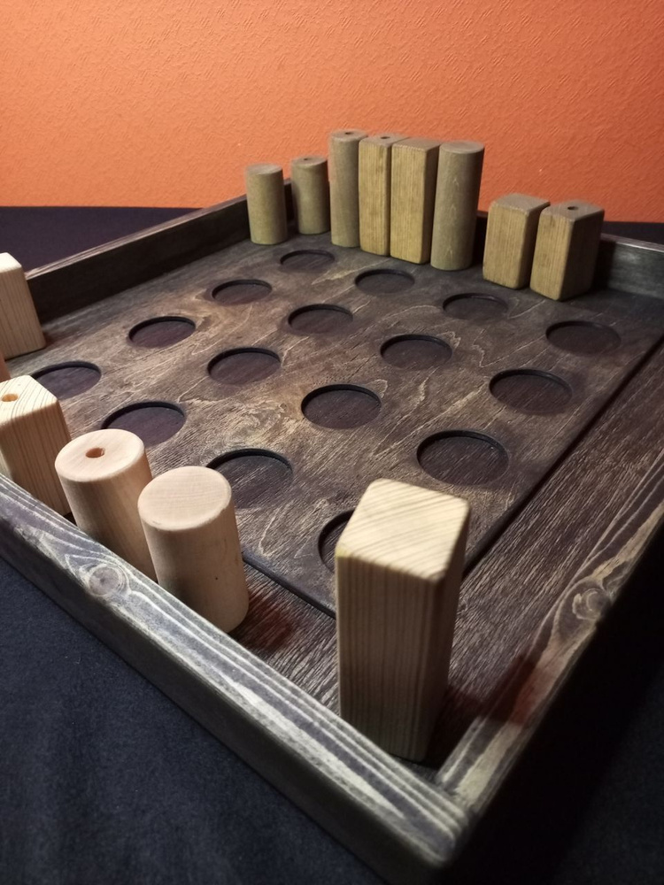 Настольная деревянная игра "Кварто" - купить с доставкой по выгодным ...